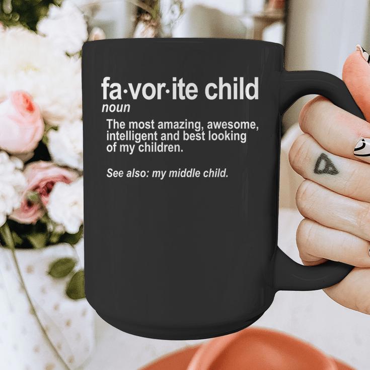 Favorite Child Definition Mom And Dad Middle Child Graphic Print Coffee Mug