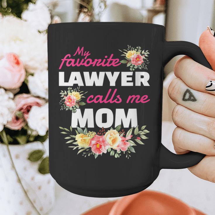 My Favorite Lawyer Calls Me Mom Graduation Graphic Print Coffee Mug