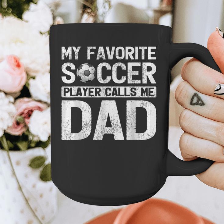 My Favorite Soccer Player Calls Me Dad Fathers Day Graphic Print Coffee Mug
