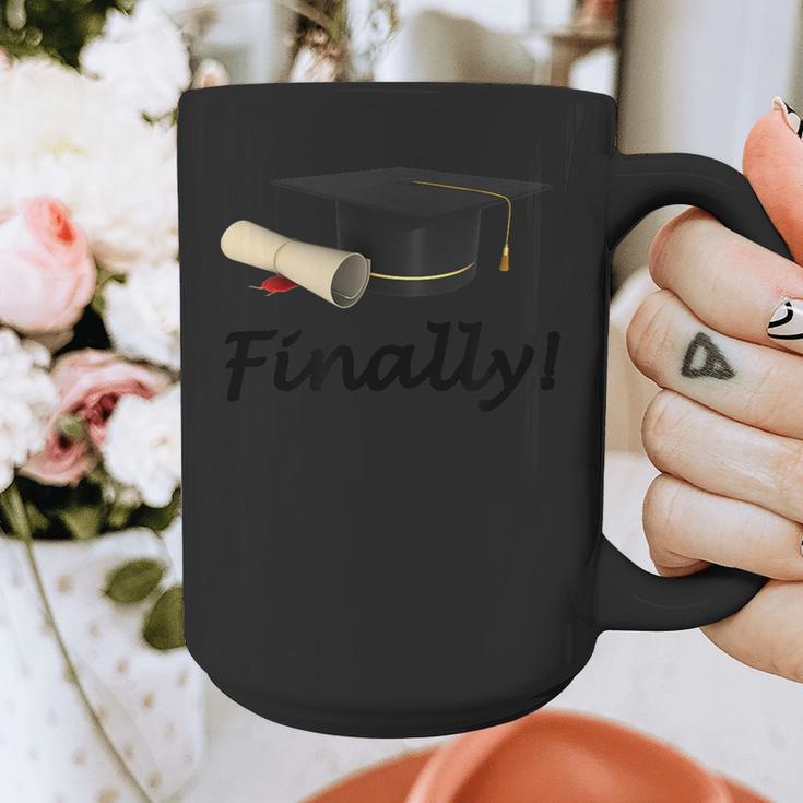 Finally I'm Graduate Graduation Graphic Print Coffee Mug