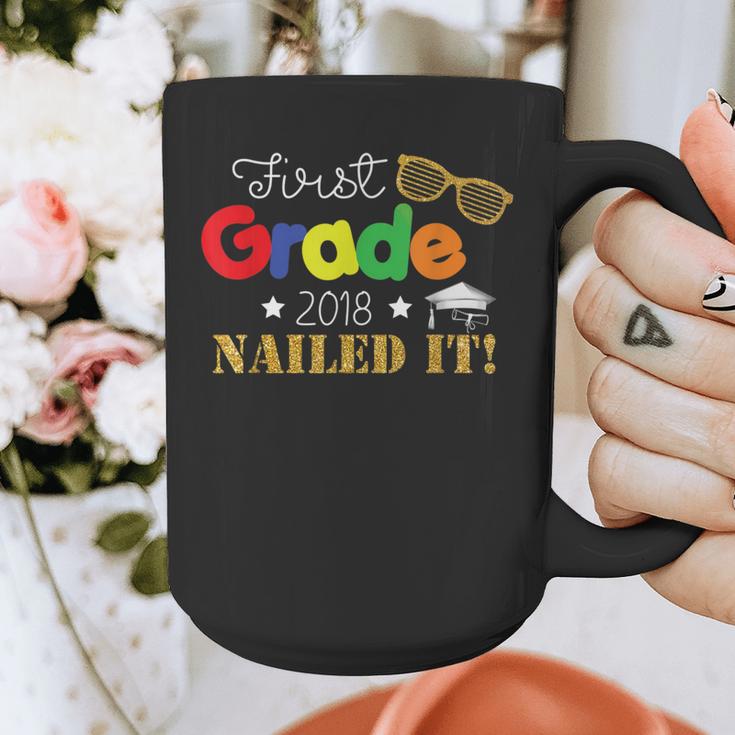 First 1st Grade 2018 Nailed It Graduation Shirt Graphic Print Coffee Mug