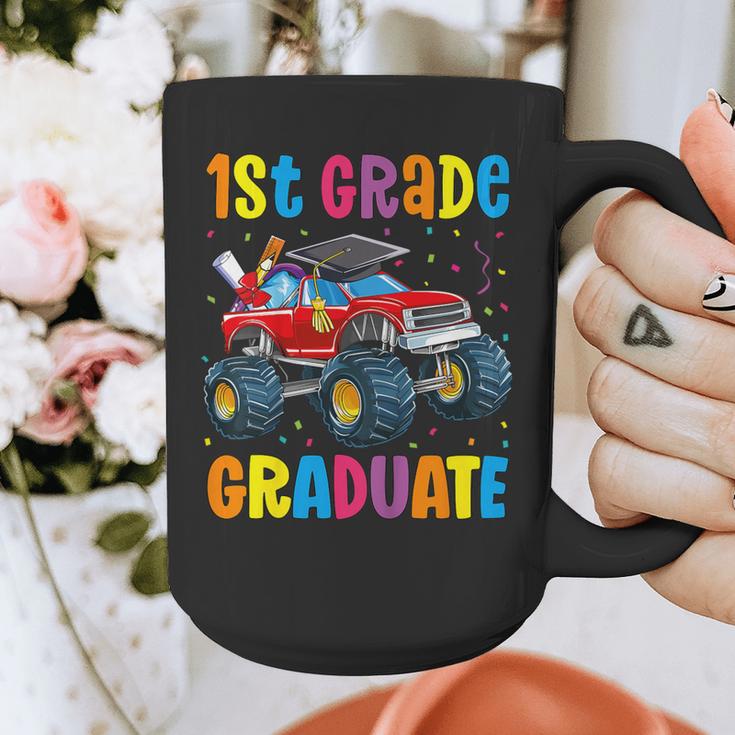 First Grade Graduation Monster Truck 1st Grade Graduate Graphic Print Coffee Mug