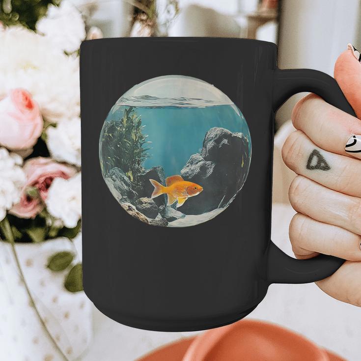 Fish Bowl Frutiger Aero Y2K Retro Vibes Graphic Print Coffee Mug Fish Bowl Frutiger Aero Y2K Retro Vibes Graphic Print Coffee Mug