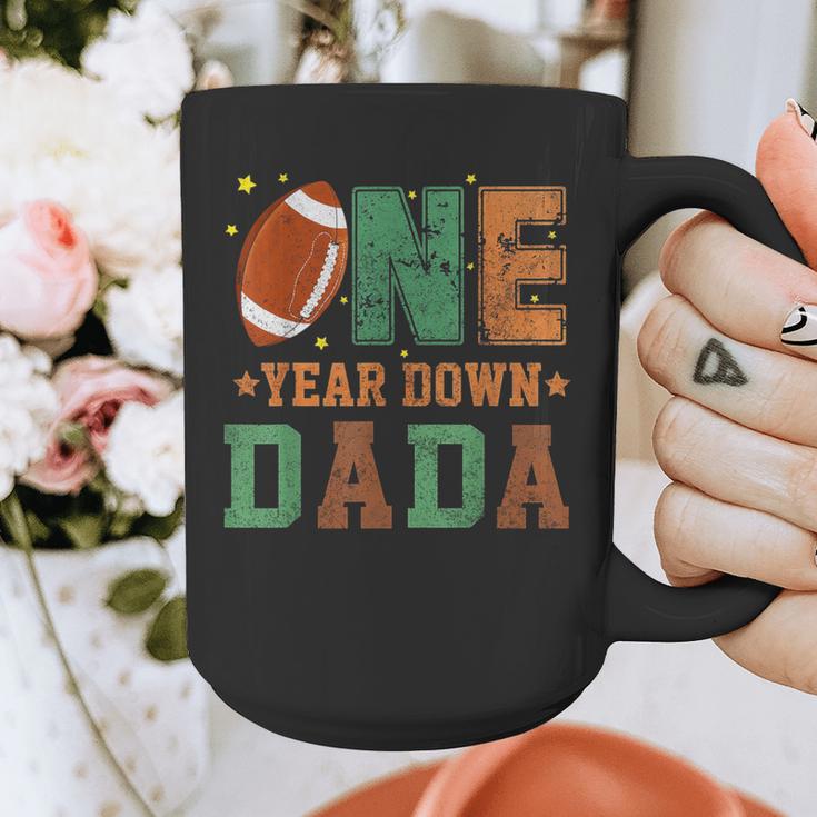 Football 1st Year One Down Dada Birthday For Dad Daddy Graphic Print Coffee Mug