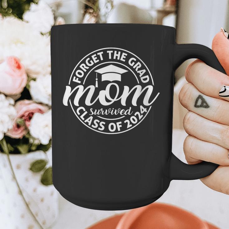 Forget The Grad Mom Survived Class Of 2024 Senior Graduation Graphic Print Coffee Mug