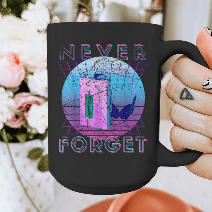 Never Forget Retro 80s 90s Nostalgia Graphic Print Coffee Mug Never Forget Retro 80s 90s Nostalgia Graphic Print Coffee Mug