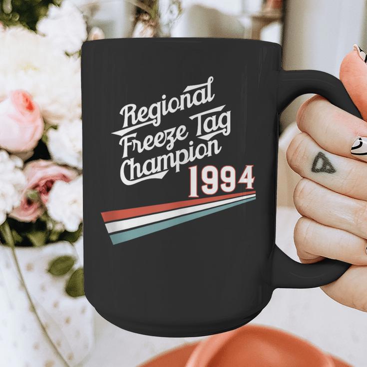 Freeze Tag 90s Nostalgia Graphic Print Coffee Mug