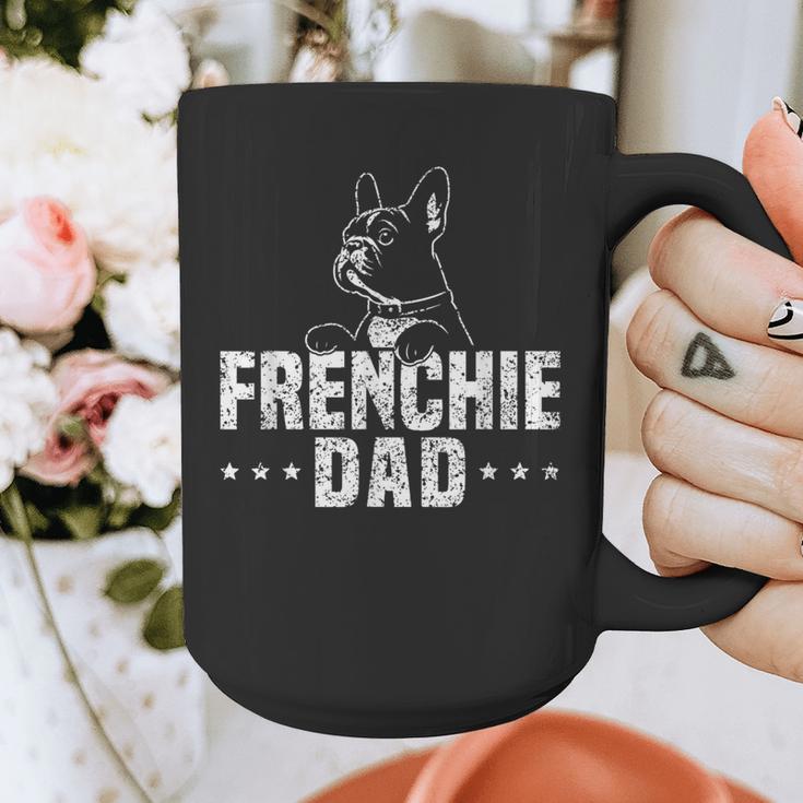 Frenchie Dad Lover Owner French Bulldog Father Daddy Papa Men Women Girls Kids Graphic Print Coffee Mug