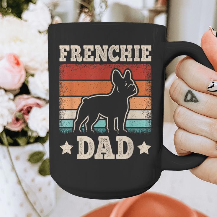 Frenchie Dad Retro French Bulldog Lover Daddy Men Graphic Print Coffee Mug