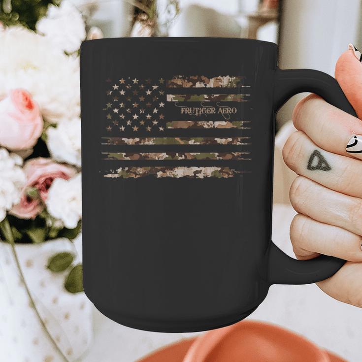 Frutiger Aero Aesthetic Retro Tech Camo Distressed American Graphic Print Coffee Mug