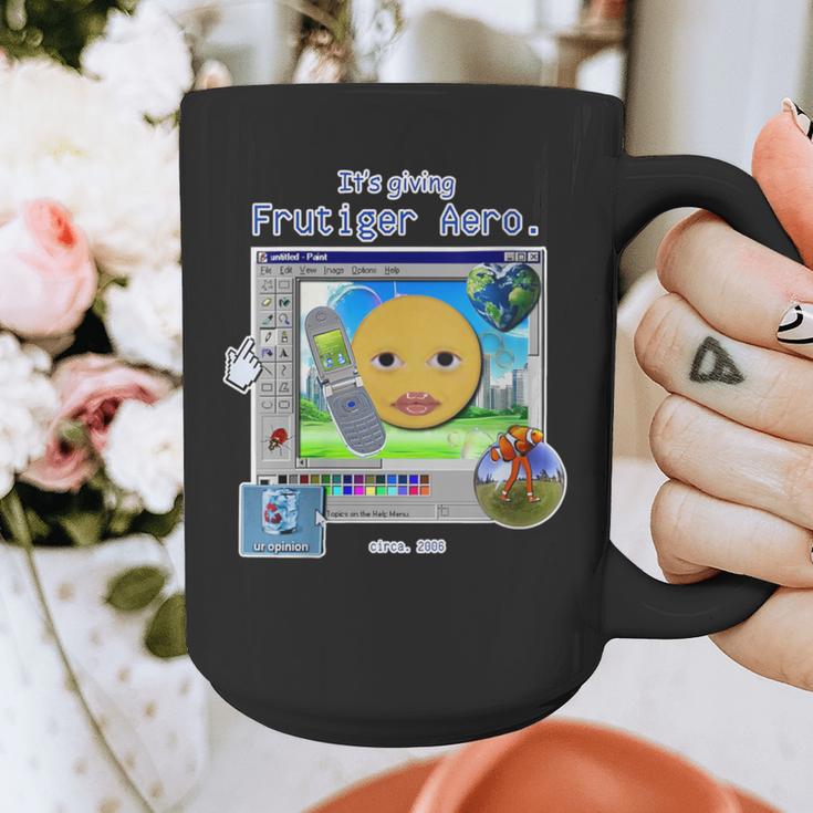Frutiger Aero Y2K Meme Graphic 2000s Nostalgia Graphic Print Coffee Mug