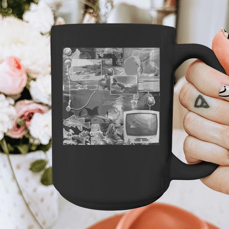 Frutiger Aero Y2K Old School Retro Vibes Graphic Print Coffee Mug Frutiger Aero Y2K Old School Retro Vibes Graphic Print Coffee Mug
