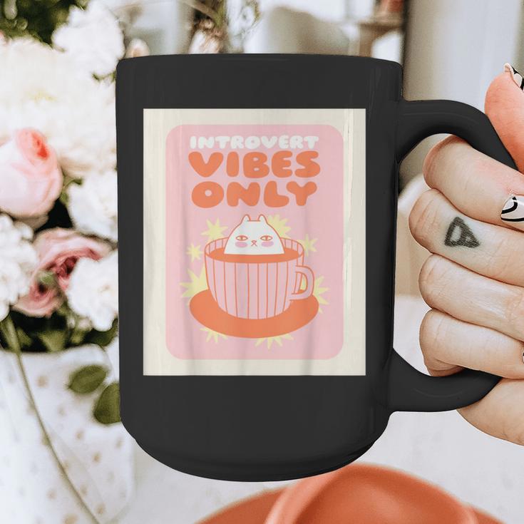 Fun Cool Cute Introvert Cat Character Quote Tea Cup For Men Women Graphic Print Coffee Mug Fun Cool Cute Introvert Cat Character Quote Tea Cup For Men Women Graphic Print Coffee Mug