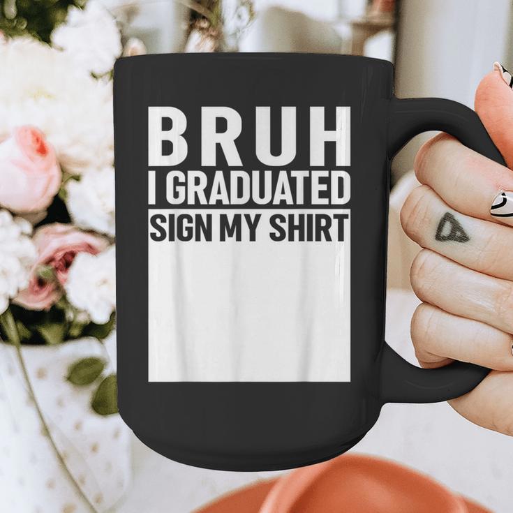Funny College School Graduation 2025 I Graduated Sign My Graphic Print Coffee Mug