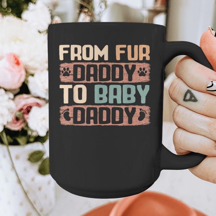 From Fur Daddy To Baby Daddy Dog Dad Pregnancy Announc Graphic Print Coffee Mug