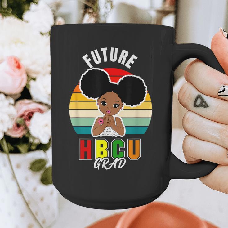 Future HBCU Grad Graduate Afro Girl College Graduation Graphic Print Coffee Mug