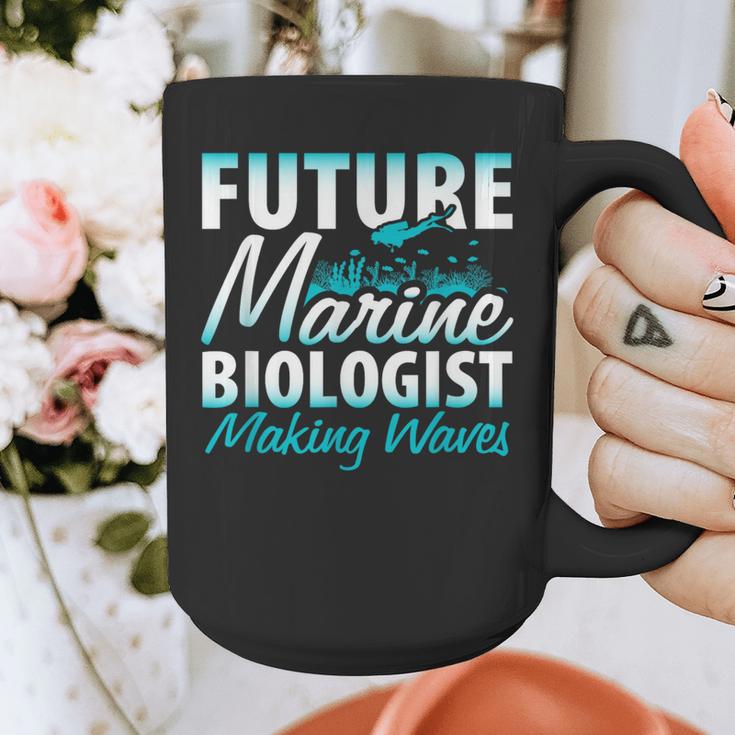 FUTURE MARINE BIOLOGIST MAKING WAVES Graduation T-Shirt Graphic Print Coffee Mug