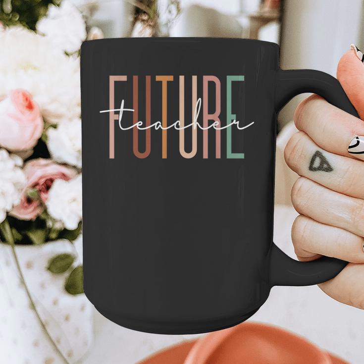 Future Teacher Educator Teacher In Progress Graduation Graphic Print Coffee Mug