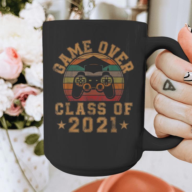 Game Over Class Of 2021 Senior 21 Graduation Video Gamer Graphic Print Coffee Mug