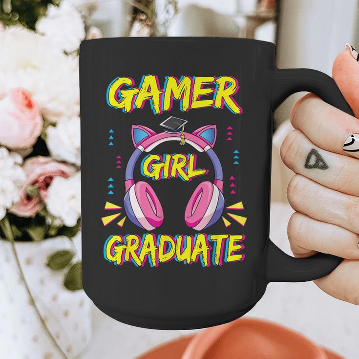 Gamer Girl Graduate Shirt Girls Kids Gamer Graduation Graphic Print Coffee Mug