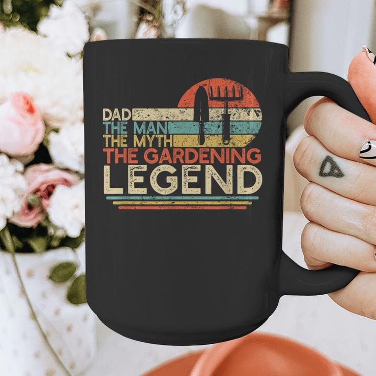Gardener Dad The Man The Myth The Gardening Legend Graphic Print Coffee Mug