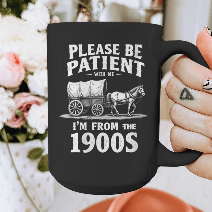 Gentle Nostalgia Plea Please Be Patient I'm From The 1900s Graphic Print Coffee Mug Gentle Nostalgia Plea Please Be Patient I'm From The 1900s Graphic Print Coffee Mug