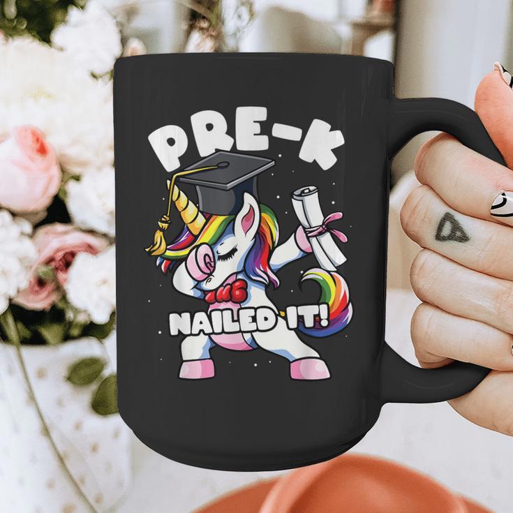 Girls Dabbing Unicorn Pre-K PreSchool Nailed It Graduation Graphic Print Coffee Mug