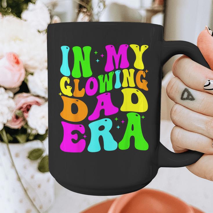 In My Glowing Dad Era Groovy Colorful Bright Graphic Print Coffee Mug