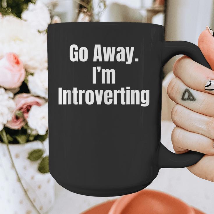 Go Away I'm Introverting Humor Sarcastic Geek Gamer Jokes Graphic Print Coffee Mug Go Away I'm Introverting Humor Sarcastic Geek Gamer Jokes Graphic Print Coffee Mug