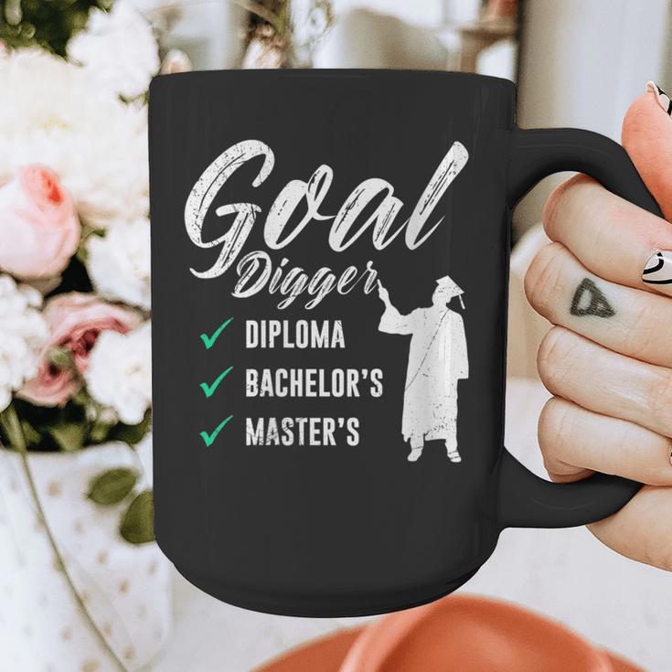 Goal Digger Diploma Master s Bachelor s Master Graduation Graphic Print Coffee Mug