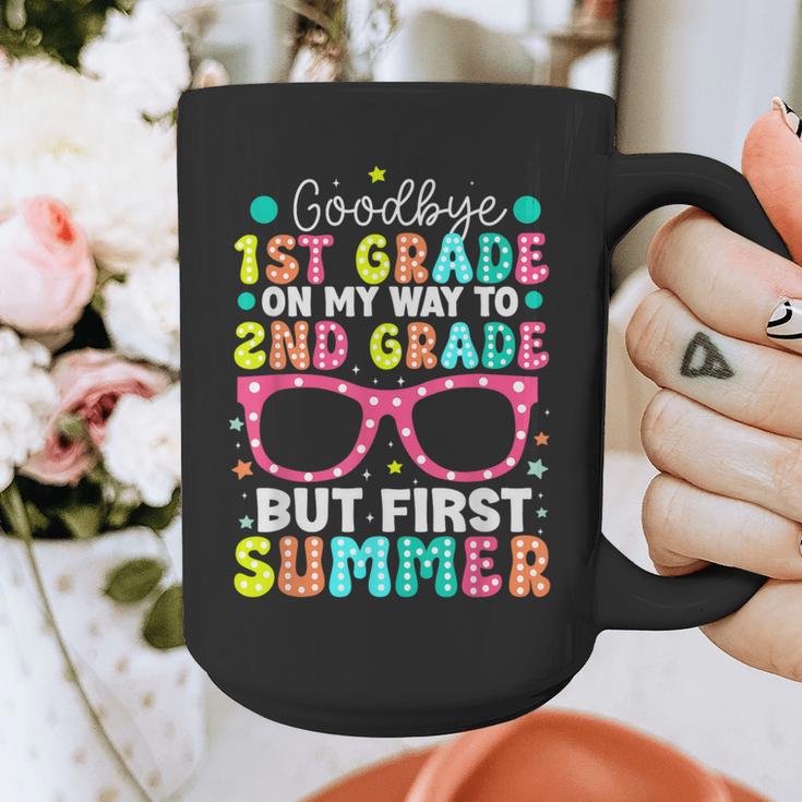 Goodbye 1st Grade Graduation To Second Grade First Summer Graphic Print Coffee Mug