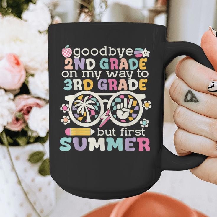 Goodbye 2nd Grade Graduation To 3rd Grade But First Summer Graphic Print Coffee Mug