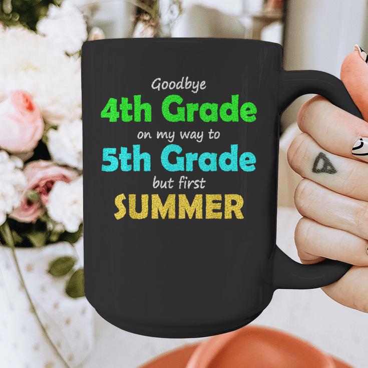 Goodbye 4th Grade On My Way To 5th Grade 2022 Graduation Graphic Print Coffee Mug