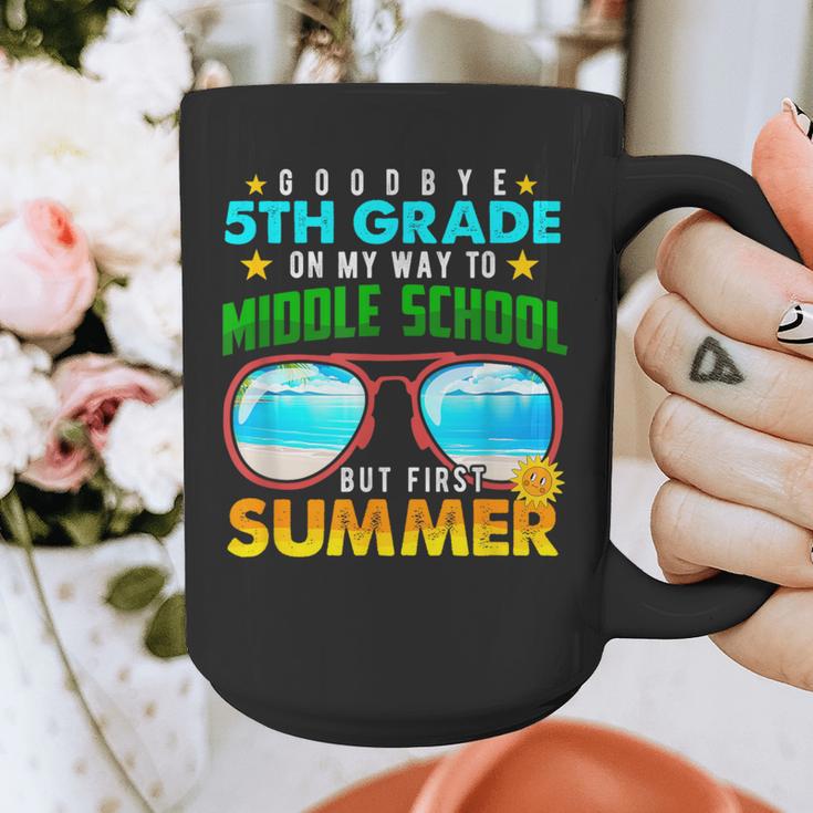 Goodbye 5th Grade Graduation To 6th Grade Hello Summer Kids Graphic Print Coffee Mug