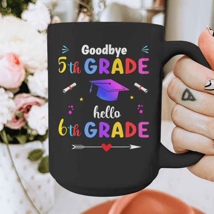 Goodbye 5th Grade Graduation Class Of 2023 Hello 6th Grade Graphic Print Coffee Mug
