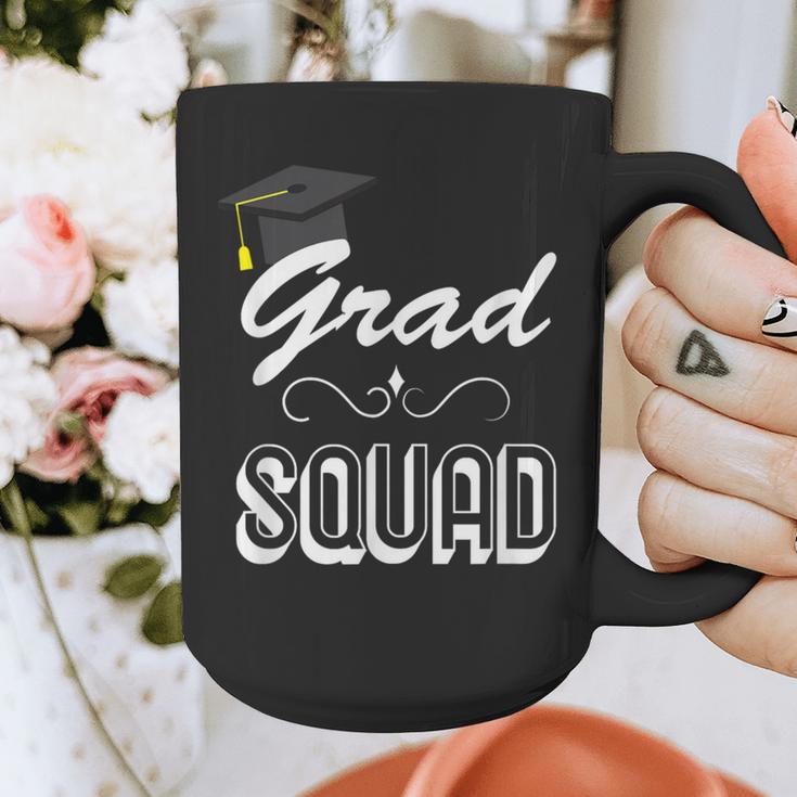 Grad Squad Cute Graduation Graphic Print Coffee Mug