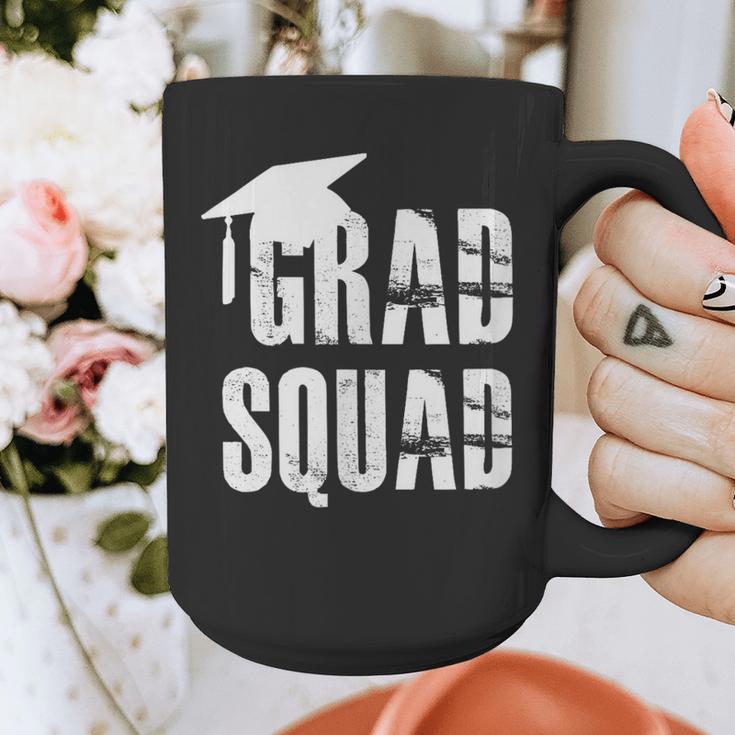 Grad Squad Graduate Graduation T-Shirt Graduation Idea Graphic Print Coffee Mug