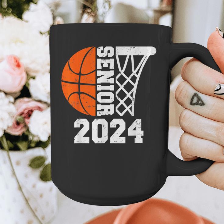 Graduate Senior Class Of 2024 Basketball Player Graduation Graphic Print Coffee Mug