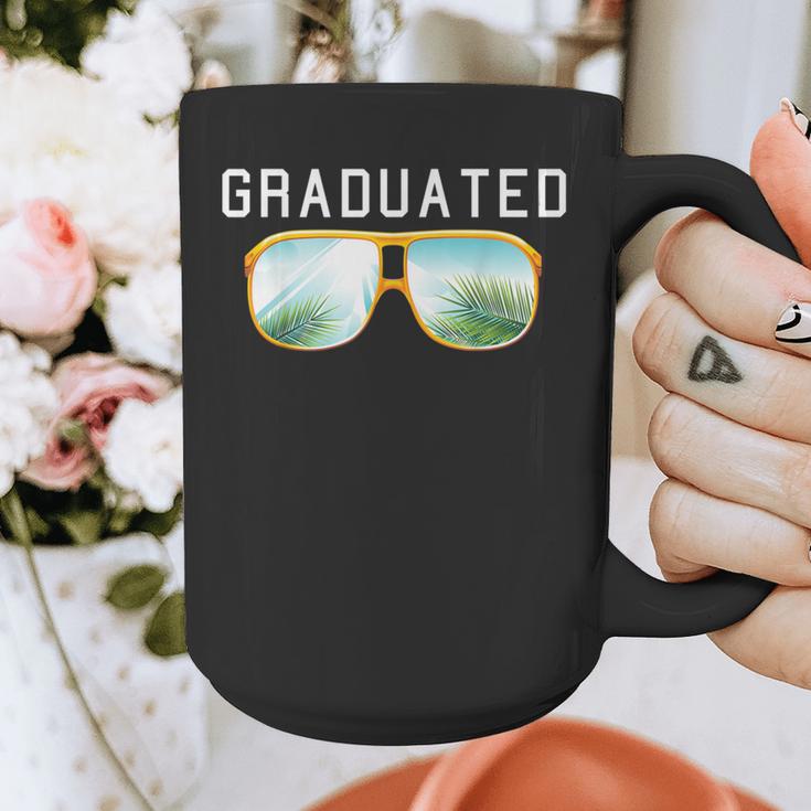 Graduated Graduation Tropical Sunglasses Graphic Print Coffee Mug