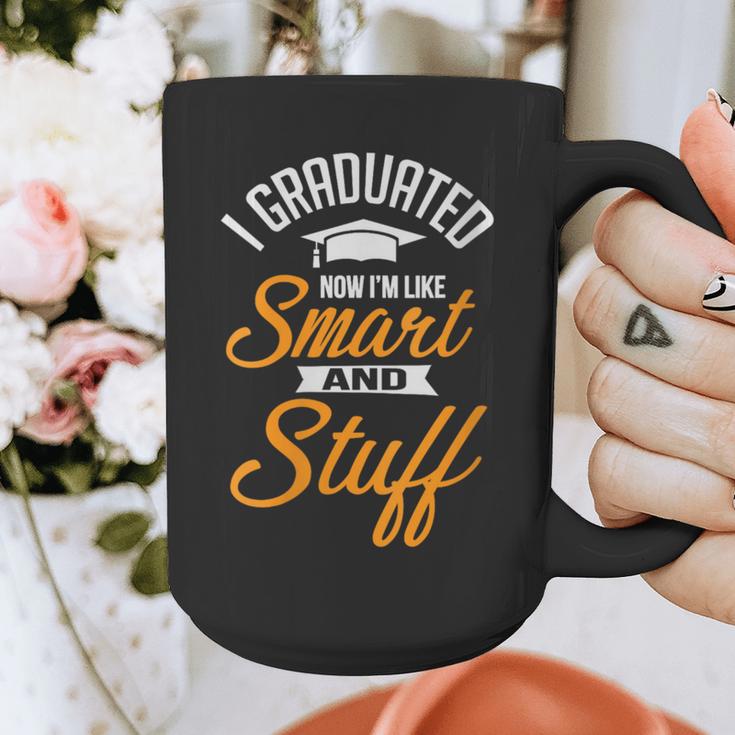 I Graduated Now I'm Smart Graduation Graduation Graphic Print Coffee Mug
