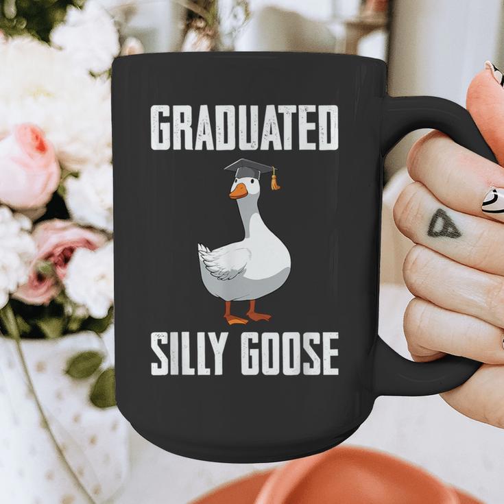 Graduated Silly Goose Student Graduation 2026 Grad Graphic Print Coffee Mug