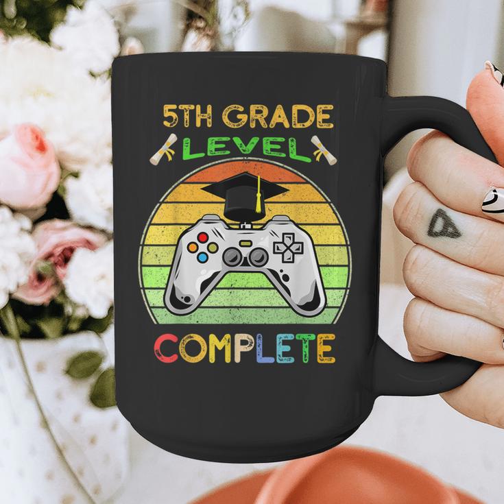Graduation 5th Grade Level Complete Gamer Class 2021 Gaming Graphic Print Coffee Mug