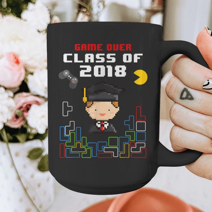 Graduation Class Of 2018 Game Over 8-Bit Gamer Graphic Print Coffee Mug