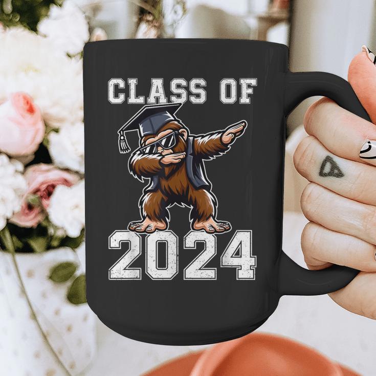 Graduation Class Of 2024 Bigfoot Graduated Seniors 2024 Graphic Print Coffee Mug