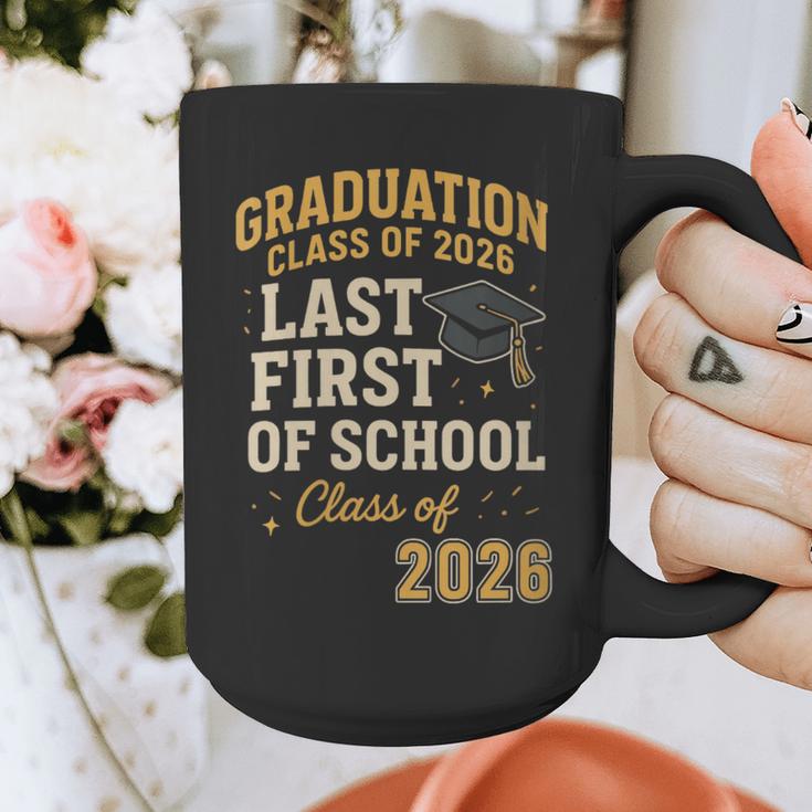 Graduation Class Of 2026 My Last First Day Of School Senior Graphic Print Coffee Mug
