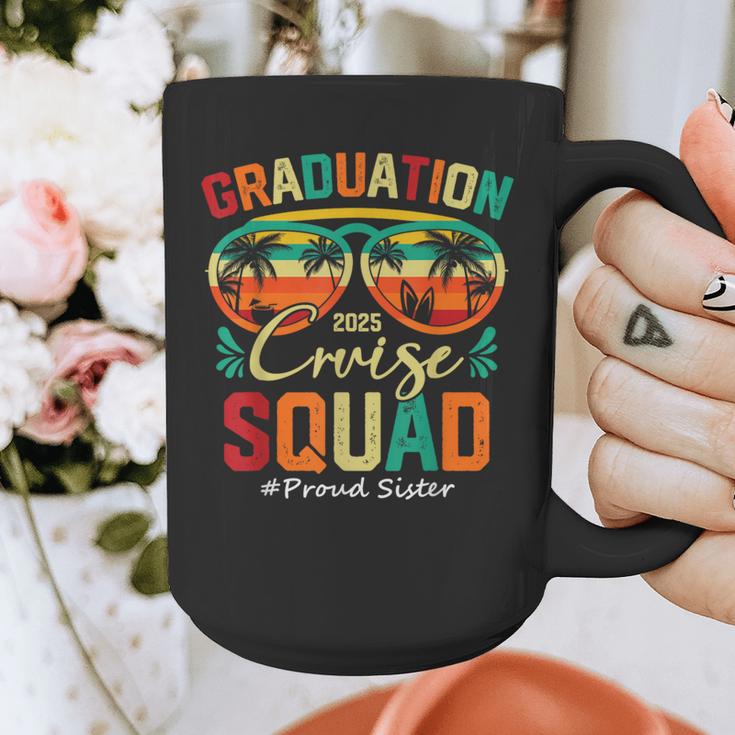 Graduation Cruise Squad 2025 Proud Sister Cruising Graphic Print Coffee Mug