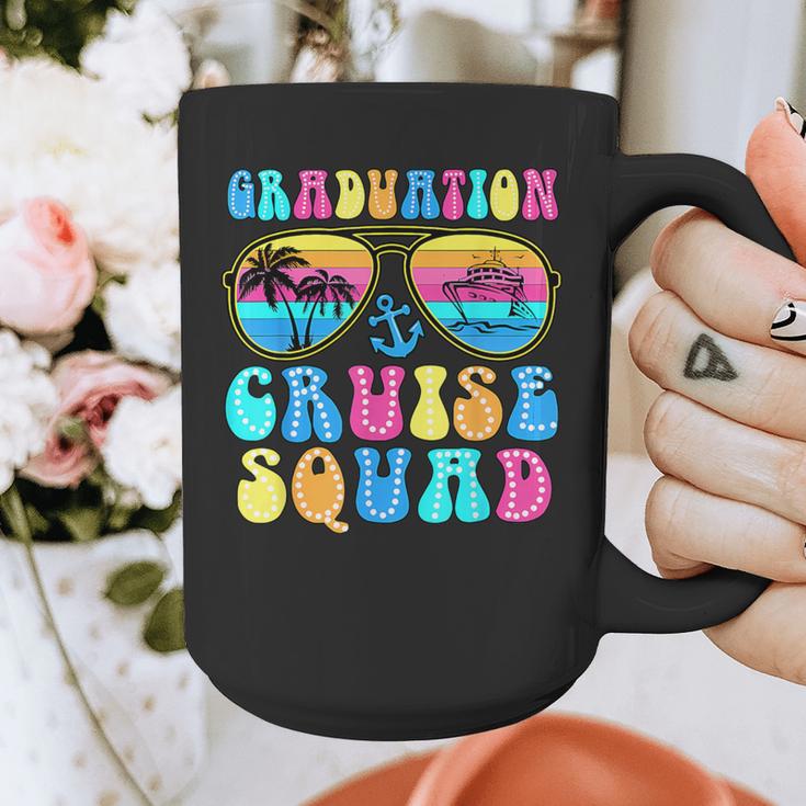 Graduation Cruise Squad Class Of 2025 Vacation Family Grad Graphic Print Coffee Mug