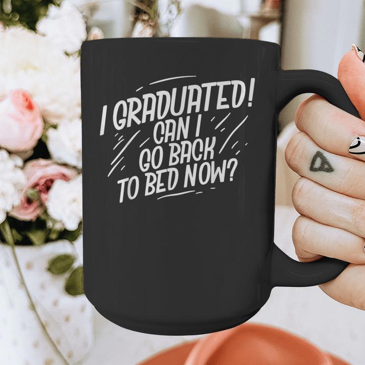 Graduation Can I Go Back To Bed Shirt Graphic Print Coffee Mug