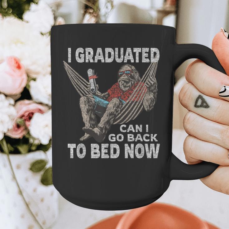 Graduation I Graduated Can I Go Back To Bed Now Graphic Print Coffee Mug