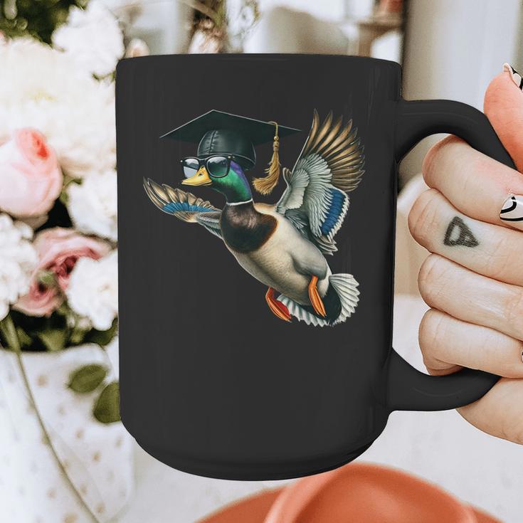 Graduation Mallard Duck Hunter Hunting Season Grad Hunting Graphic Print Coffee Mug